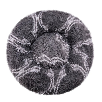 Round Pet Bed – Cozy Plush Bed for Dogs & Cats