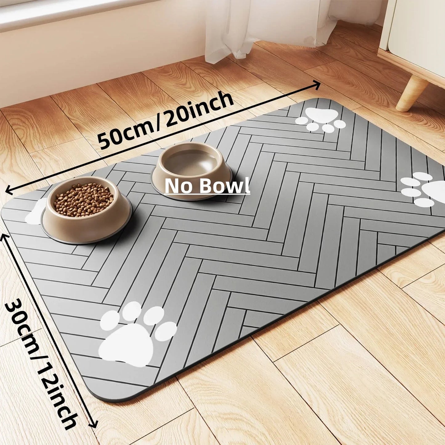 absorbent pet feeding mat