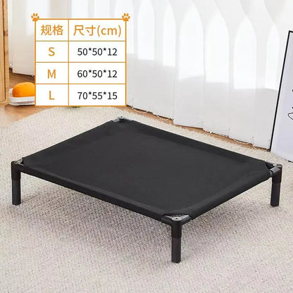 Elevated Pet Bed – Portable Folding Dog & Cat Cot for Indoor/Outdoor Use