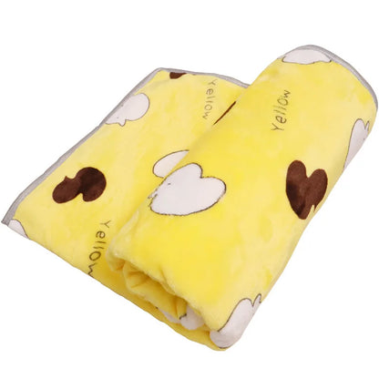 Soft Flannel Dog & Cat Blanket | Warm Plush Pet Sleeping Mat
