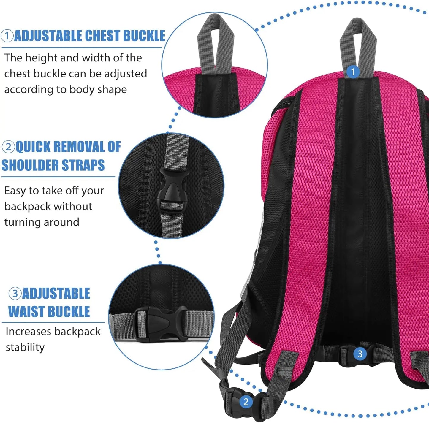 Breathable Dog Carrier Backpack – Travel Bag for Small Dogs
