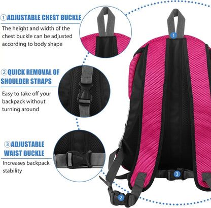 Breathable Dog Carrier Backpack – Travel Bag for Small Dogs
