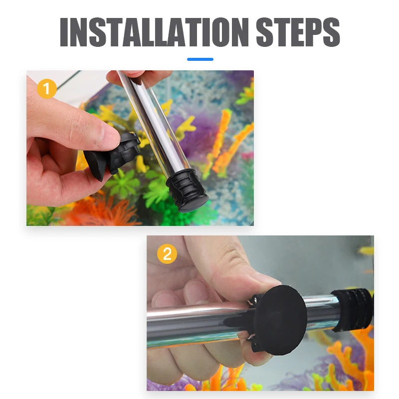 Waterproof LED Aquarium Plant Grow Light – 18-58CM Adjustable Fish Tank Lamp with 5730 Chips, 90-260V
