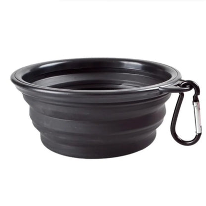 Collapsible Pet Travel Bowl – Portable Silicone Food & Water Bowl for Dogs & Cats