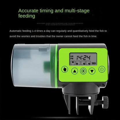 Automatic Fish Feeder – Intelligent Aquarium Timer Dispenser for Fish
