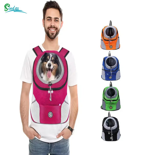 Breathable Dog Carrier Backpack – Travel Bag for Small Dogs