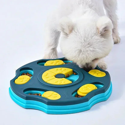 Dog Puzzle Feeder Toy – Interactive Slow Feeder Bowl for Smart Eating & Training