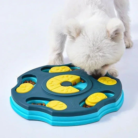 Dog Puzzle Feeder Toy – Interactive Slow Feeder Bowl for Smart Eating & Training