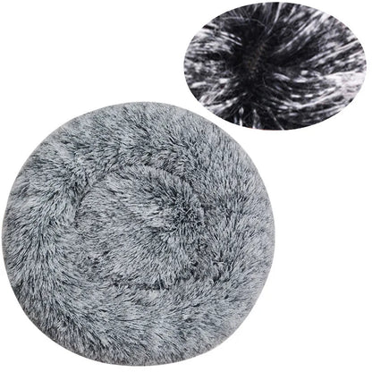 Round Pet Bed – Cozy Plush Bed for Dogs & Cats