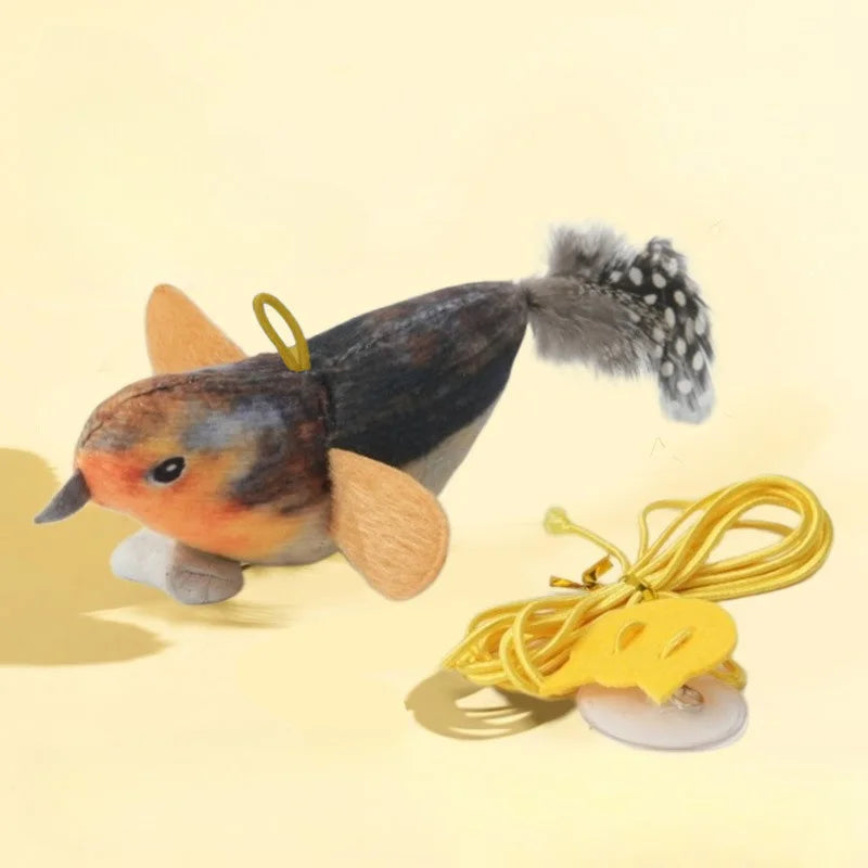 Interactive Cat Bird Toy for Chasing & Play