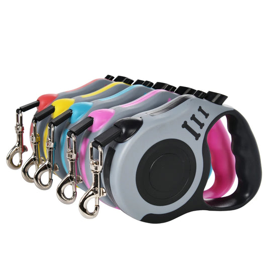 Retractable Dog Leash – 3M & 5M Nylon Lead for Dogs and Cats