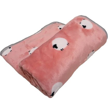 Soft Flannel Dog & Cat Blanket | Warm Plush Pet Sleeping Mat