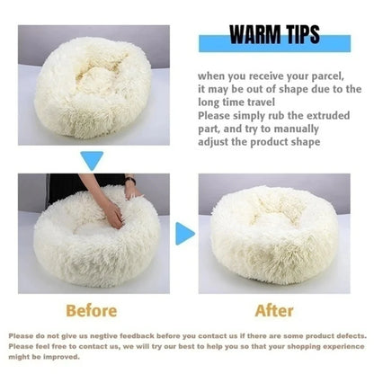 Plush, Warm, Washable Pet Bed