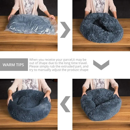Plush, Warm, Washable Pet Bed