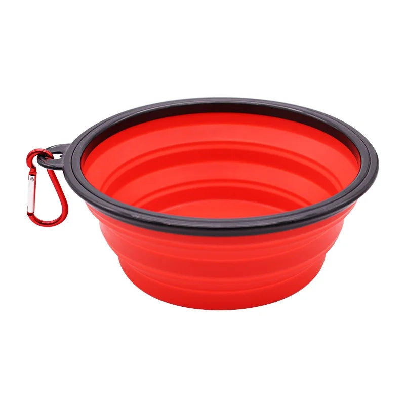 Collapsible Pet Travel Bowl – Portable Silicone Food & Water Bowl for Dogs & Cats