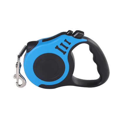 3m/5m Retractable Dog Leash – Strong Nylon Pet Lead
