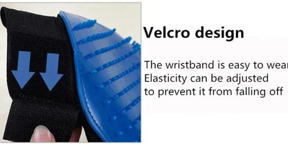 pet grooming cleaning glove