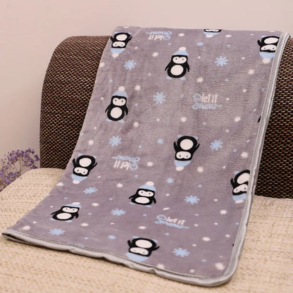 Soft Flannel Dog & Cat Blanket | Warm Plush Pet Sleeping Mat
