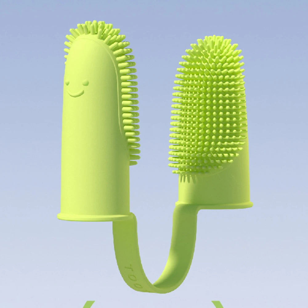 Pet Finger Toothbrush – Soft Silicone Dental Cleaner for Dogs & Cats