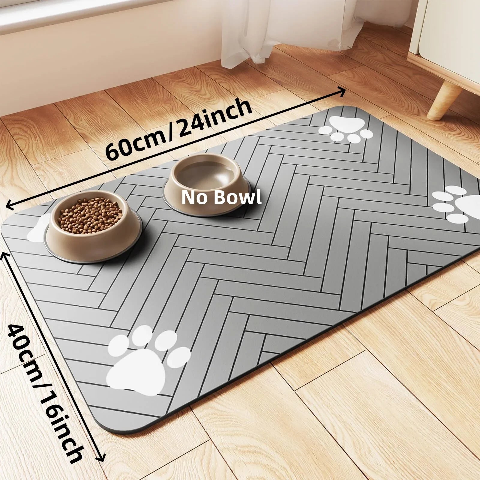 absorbent pet feeding mat