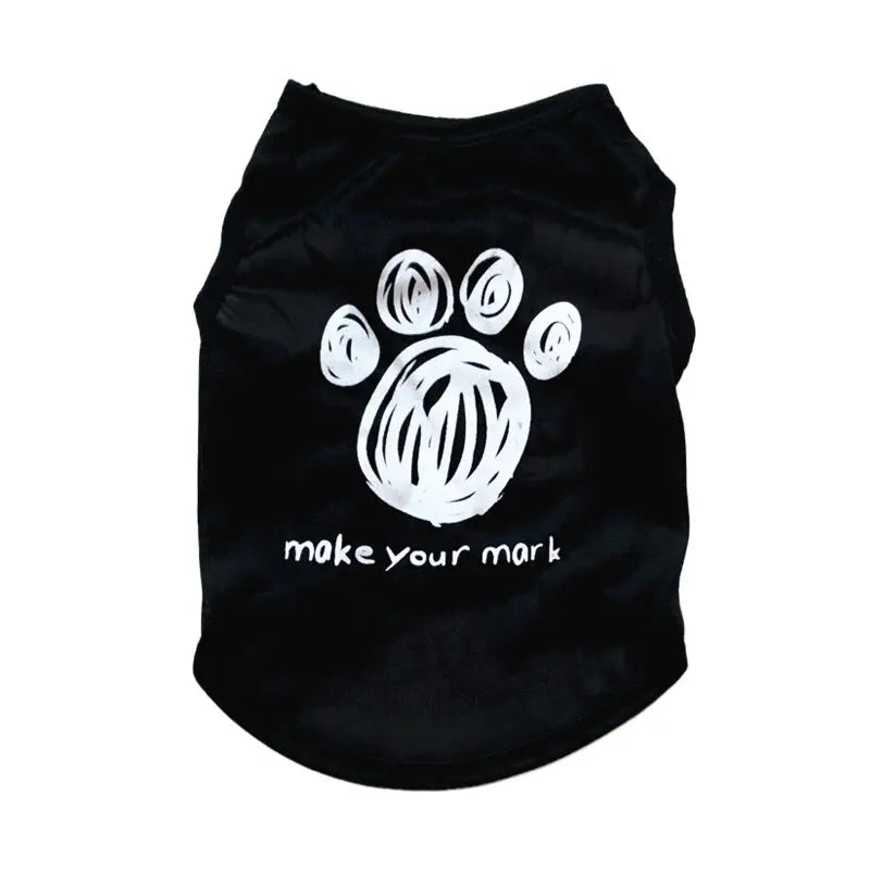 Summer Pet Vest – Lightweight T-Shirt for Small Dogs & Cats (Chihuahua, Yorkie)