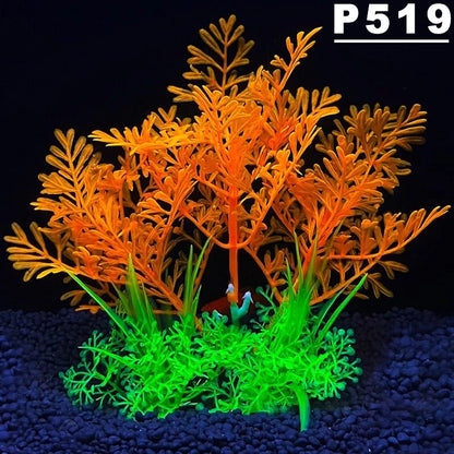5.5-Inch Artificial Aquarium Plant – Plastic Water Grass Decoration for Fish Tanks & Bowls