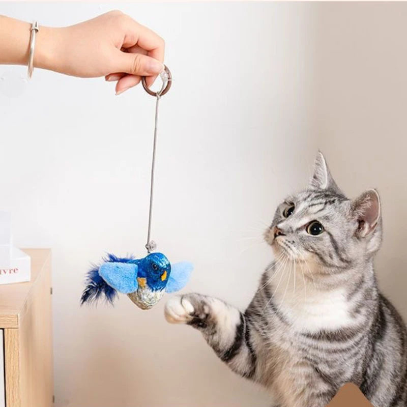 Interactive Cat Bird Toy for Chasing & Play
