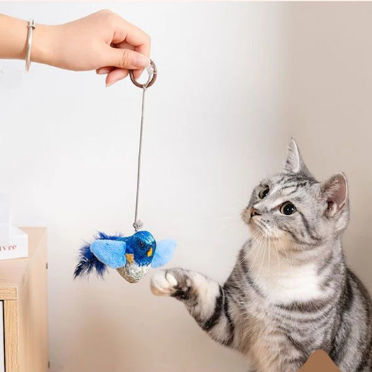 Interactive Cat Bird Toy for Chasing & Play