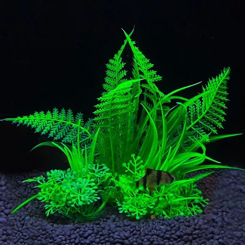 5.5-Inch Artificial Aquarium Plant – Plastic Water Grass Decoration for Fish Tanks & Bowls