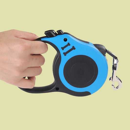 3m/5m Retractable Dog Leash – Strong Nylon Pet Lead