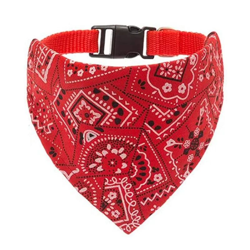 Adjustable Dog Bandana Collar | Stylish Scarf for Dogs & Cats
