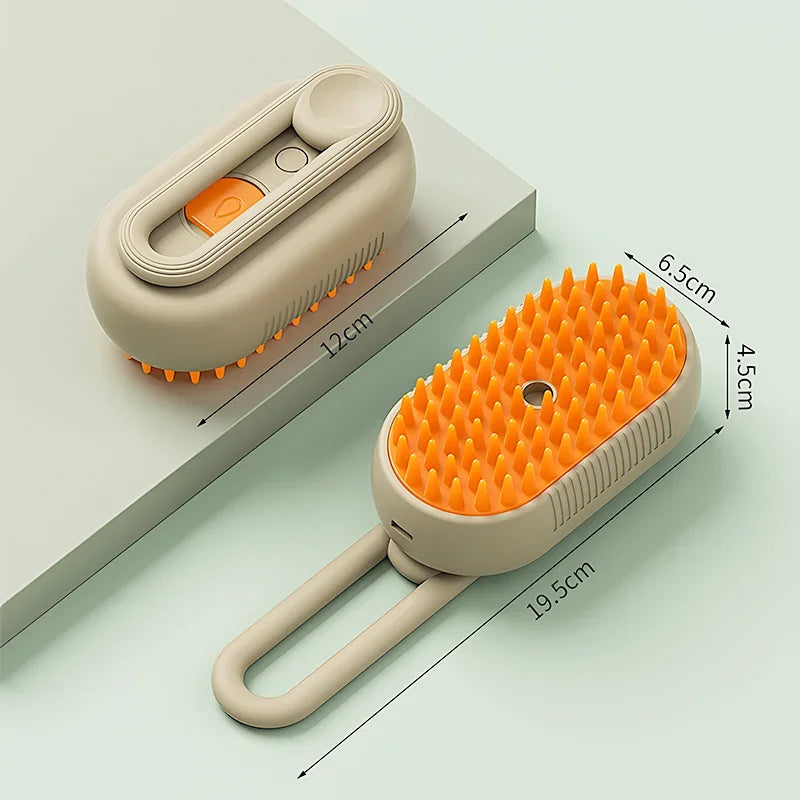 pet electric steam brush