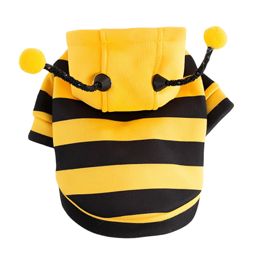 Bee Print Pet Sweater for Cats & Dogs