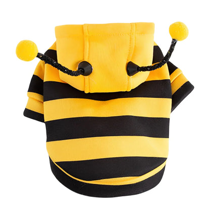 Bee Print Pet Sweater for Cats & Dogs