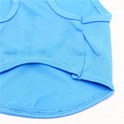 Summer Pet Vest – Lightweight T-Shirt for Small Dogs & Cats (Chihuahua, Yorkie)