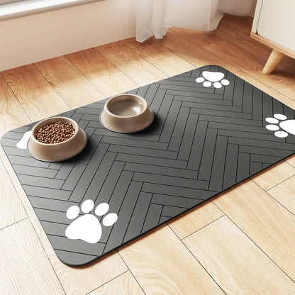 absorbent pet feeding mat
