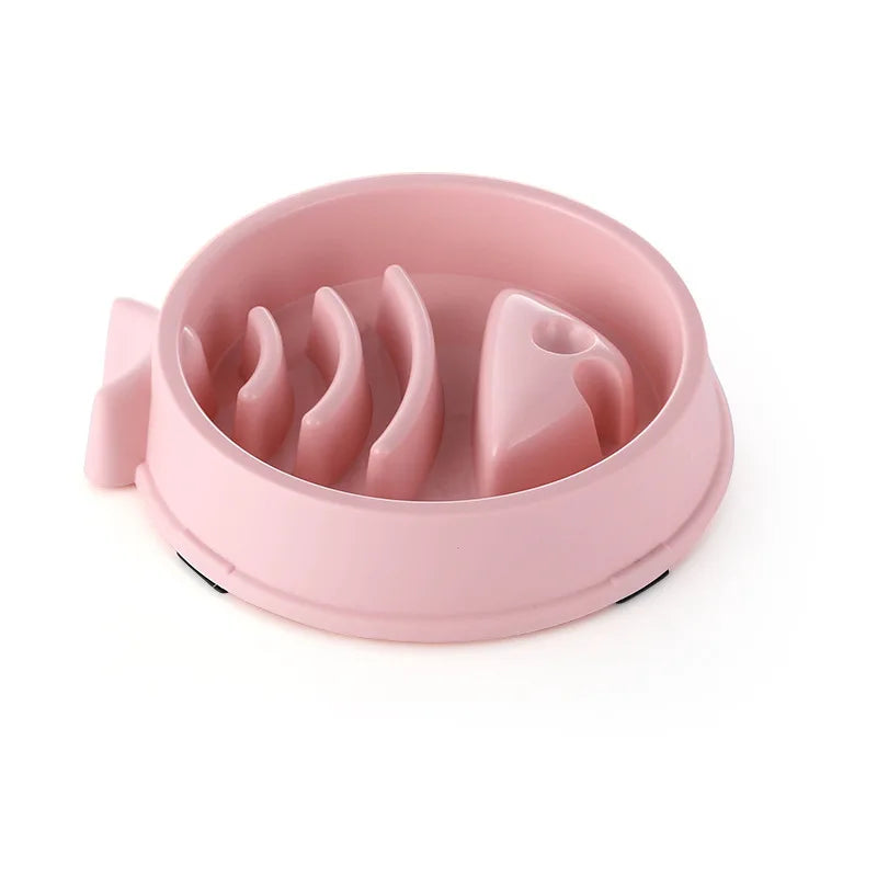 Slow Feeder Bowl for Cats & Dogs | Anti-Choking Non-Slip Bowl