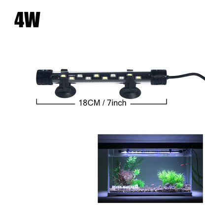 Waterproof LED Aquarium Plant Grow Light – 18-58CM Adjustable Fish Tank Lamp with 5730 Chips, 90-260V