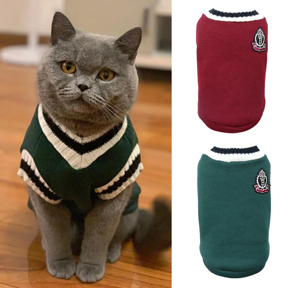 Cat & Dog Pullover Vest Jacket for Small Dogs, Puppies & Kittens