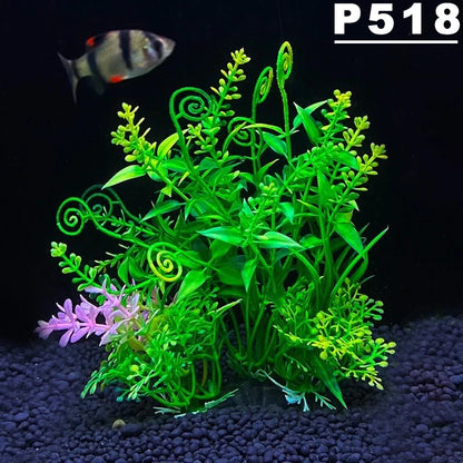 5.5-Inch Artificial Aquarium Plant – Plastic Water Grass Decoration for Fish Tanks & Bowls