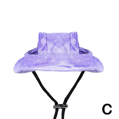 Breathable Cotton Pet Sun Hat – Adjustable Dog & Cat Fisherman Cap