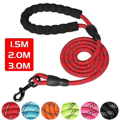 Heavy Duty Dog Leash – Reflective with Comfort Grip