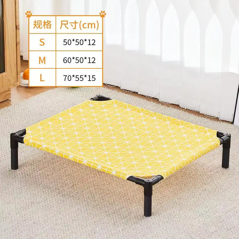Elevated Pet Bed – Portable Folding Dog & Cat Cot for Indoor/Outdoor Use