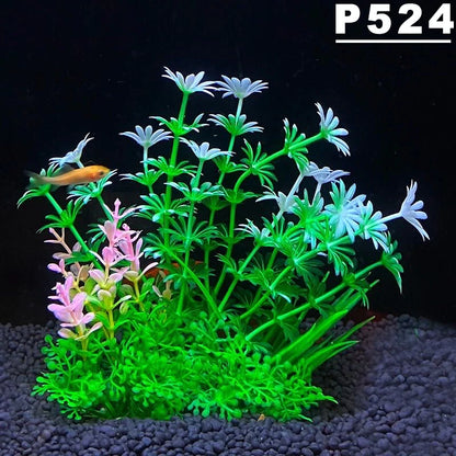 5.5-Inch Artificial Aquarium Plant – Plastic Water Grass Decoration for Fish Tanks & Bowls