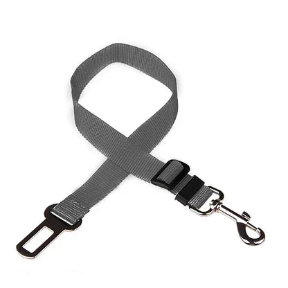 Adjustable Pet Car Seat Belt – Vehicle Safety Harness Clip for Dogs & Cats. Attaches to Collars or Harnesses for Secure, Comfy Travel
