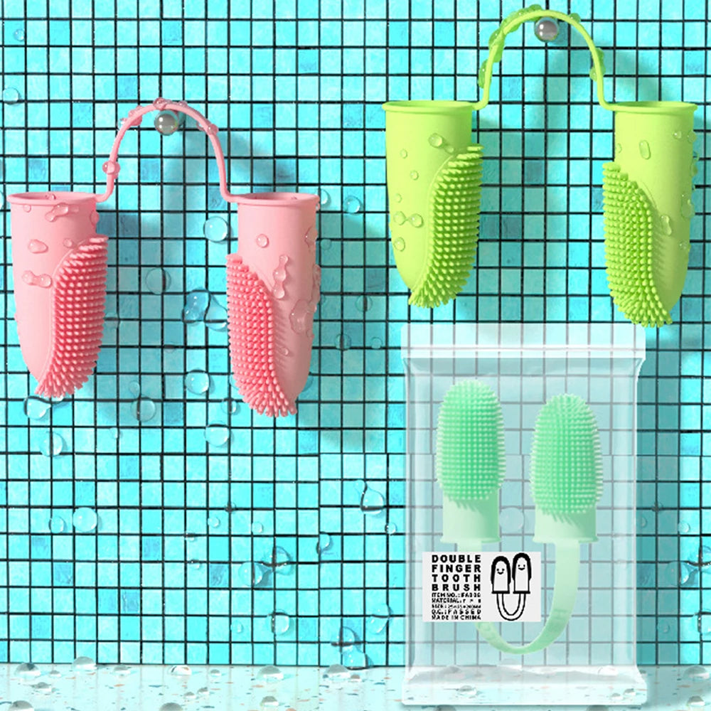 Pet Finger Toothbrush – Soft Silicone Dental Cleaner for Dogs & Cats