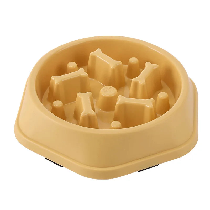 Slow Feeder Bowl for Cats & Dogs | Anti-Choking Non-Slip Bowl