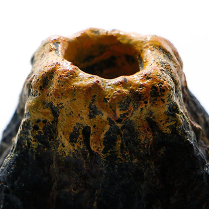 Volcano Shape Aquarium Air Bubble Stone – Oxygen Pump Decoration for Fish Tank Aeration & Visual Effect