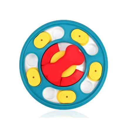 Dog Puzzle Feeder Toy – Interactive Slow Feeder Bowl for Smart Eating & Training