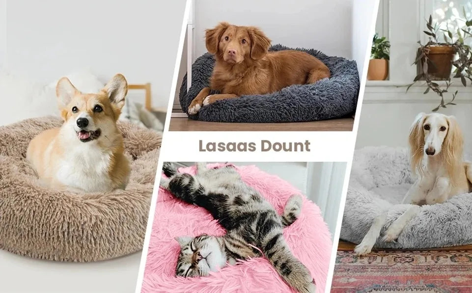 Plush, Warm, Washable Pet Bed
